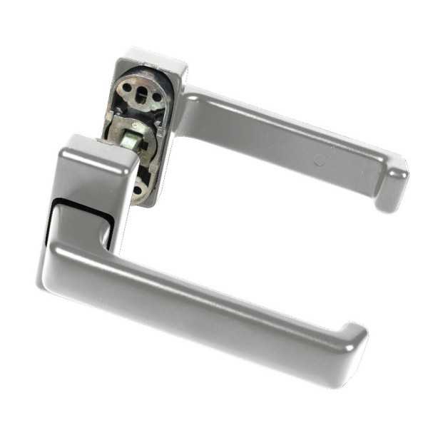 Manubrio Aluminio Lacado Plata M.2080 ALMA
