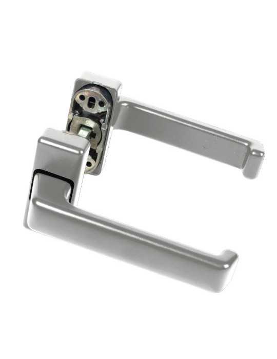 Manubrio Aluminio Lacado Plata M.2080 ALMA