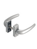 Manubrio Aluminio Plata M.6080 ALMA