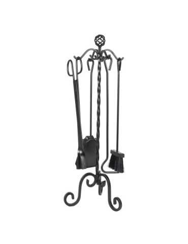 Juego Accesorios Chimenea Mod. Gaudí 4 Piezas