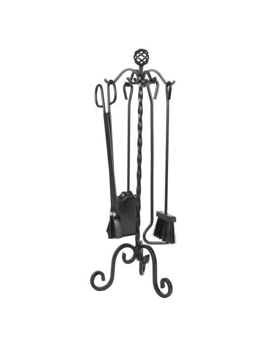 Juego Accesorios Chimenea Mod. Gaudí 4 Piezas