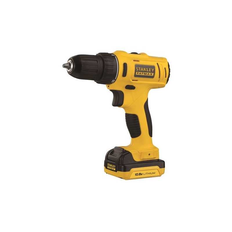 Taladro atornillador STANLEY 10.8 v. 1.5 ah. litio FMC011s2-QW