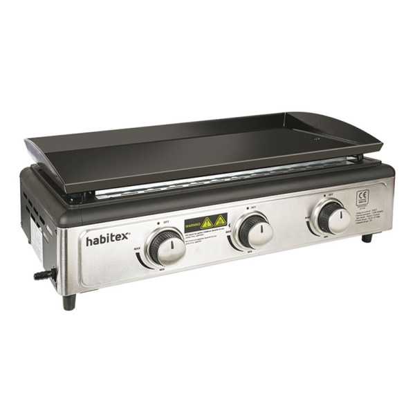 Barbacoa-Plancha de Gas BT 65 68x43x25 cm HABITEX