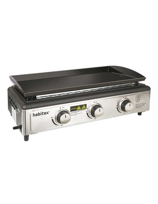 Barbacoa-Plancha de Gas BT 65 68x43x25 cm HABITEX