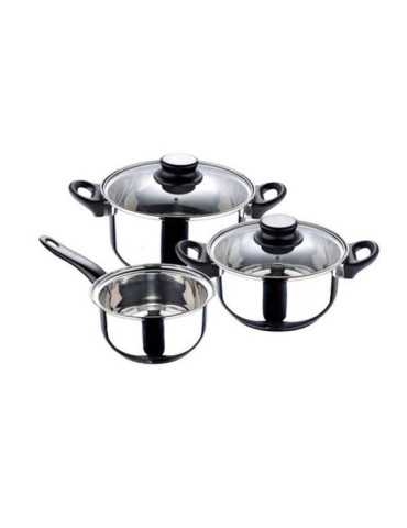 Batería de Cocina 5 Piezas Acero Inox Palma SAN IGNACIO
