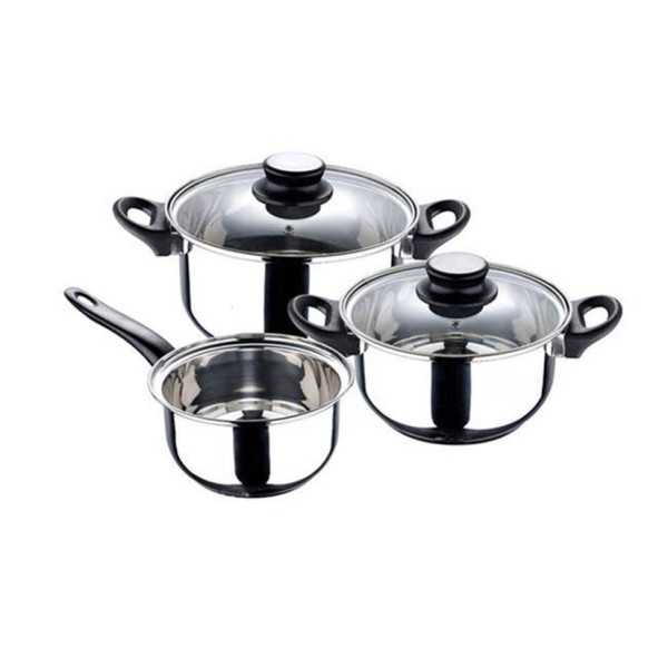 Batería de Cocina 5 Piezas Acero Inox Palma SAN IGNACIO
