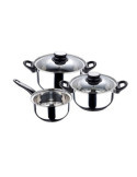 Batería de Cocina 5 Piezas Acero Inox Palma SAN IGNACIO