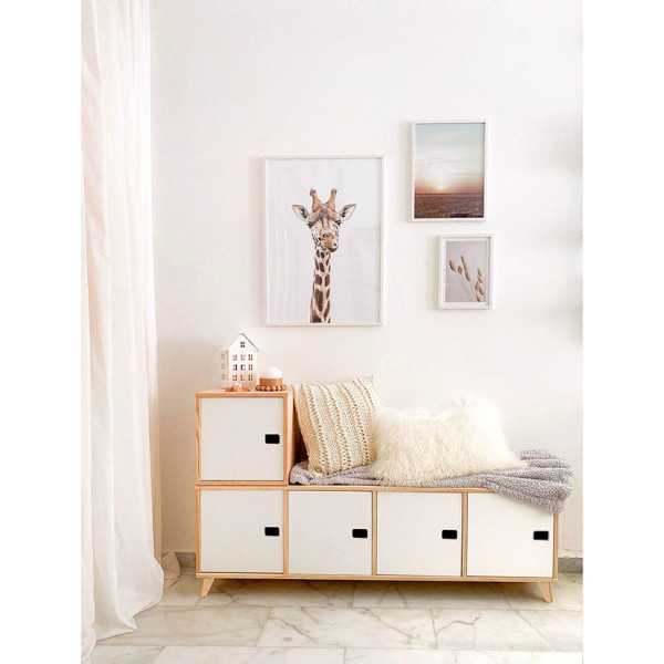 Cubo Modular Pino 36x32x36 cm