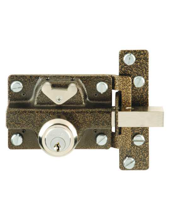 Cerrojo 550 Esmaltado Doble Cilindro + Condena + 3 Llaves EZCURRA