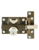 Cerrojo 550 Esmaltado Doble Cilindro + Condena + 3 Llaves EZCURRA