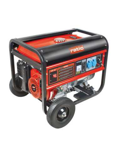 Grupo Electrógeno Gasolina RG6500 5,5 kVA RATIO