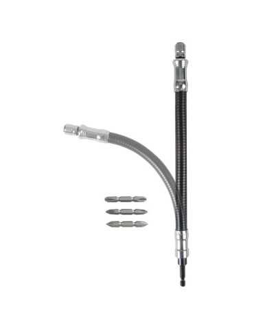 Adaptador de Puntas + Eje Flexible 30 cm RATIO