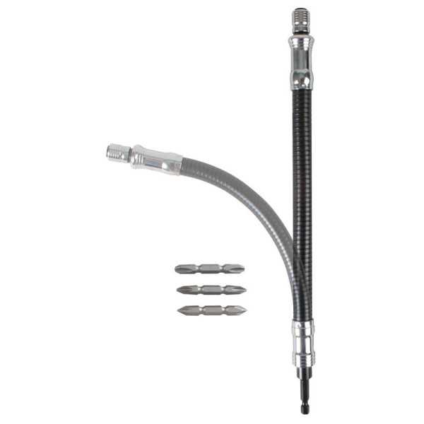 Adaptador de Puntas + Eje Flexible 30 cm RATIO