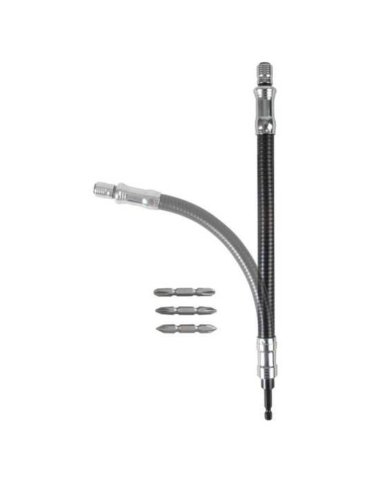 Adaptador de Puntas + Eje Flexible 30 cm RATIO