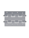 Bisagra de Muelle Aluminio DA180 2 Unidades Plata JUSTOR