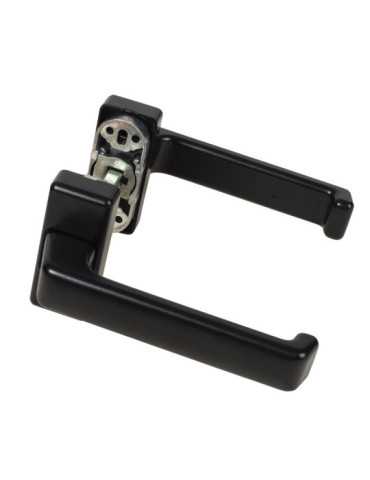 Manubrio Aluminio Lacado Negro M.2080 ALMA