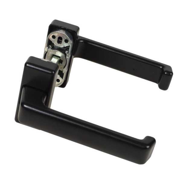 Manubrio Aluminio Lacado Negro M.2080 ALMA