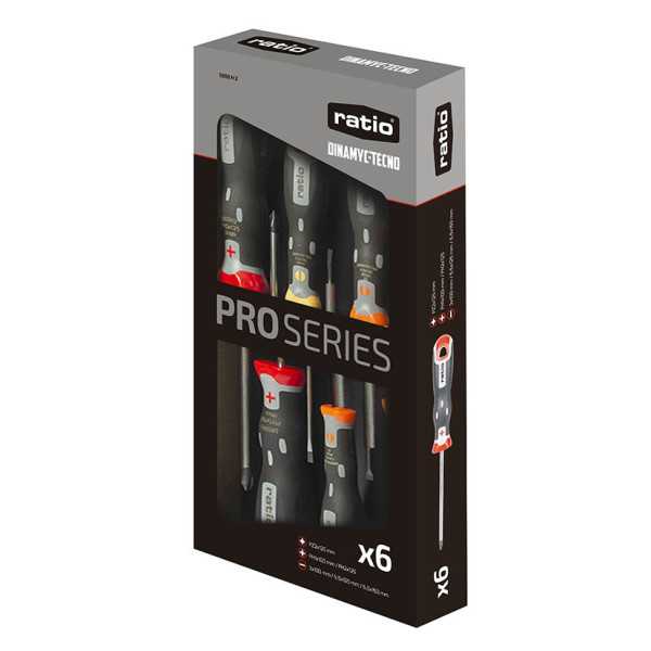 Juego de 6 Destornilladores RATIO PRO
