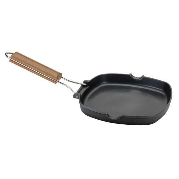 Plancha Asador de Aluminio Fundido 28x28 cm