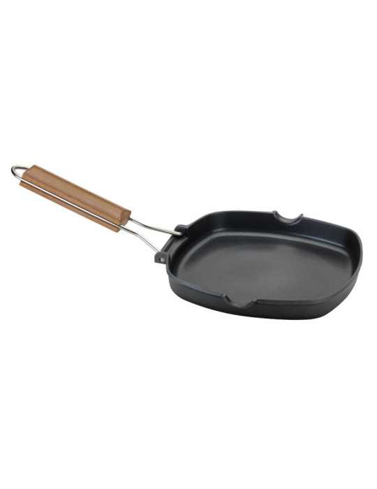 Plancha Asador de Aluminio Fundido 28x28 cm
