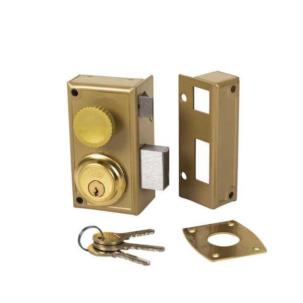 Cerradura de Sobreponer N 34 60mm Derecha JIS