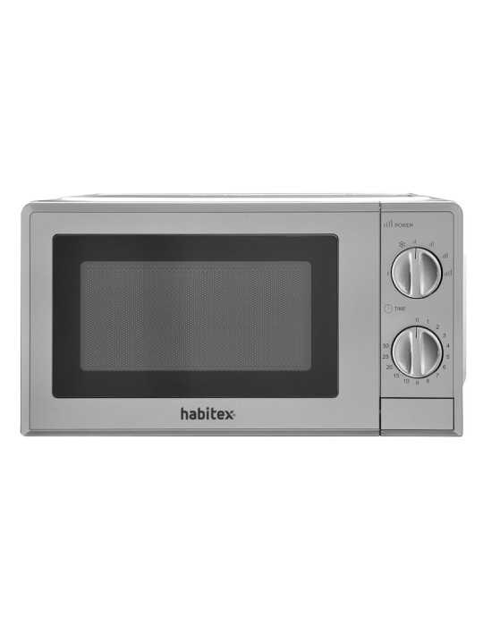 Microondas 20 L 700 W Mecánico Cromado HABITEX