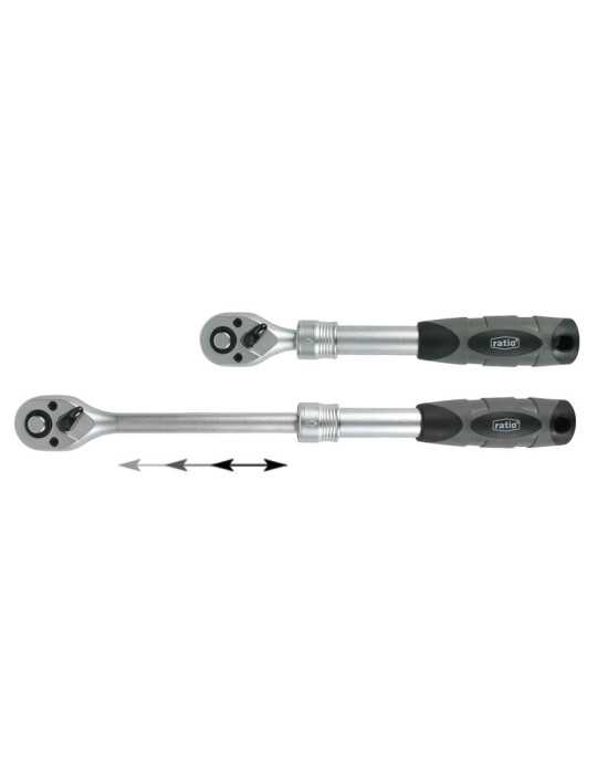 Llave de Carraca 1/2" 72T Extensible RATIO