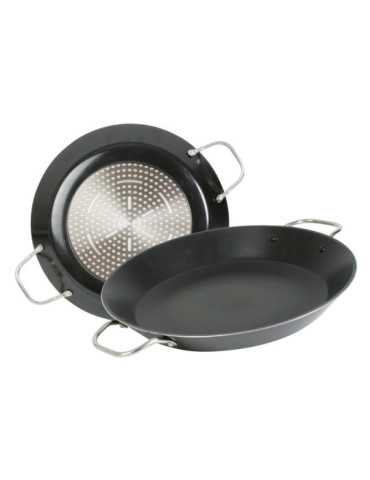 Paellera de Aluminio 4mm Inducción 34 cm