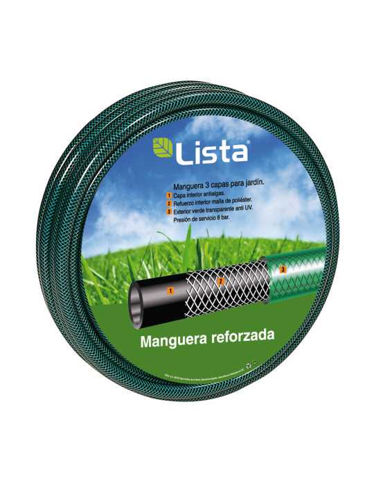 Manguera Reforzada 19x25mm 50 m LISTA