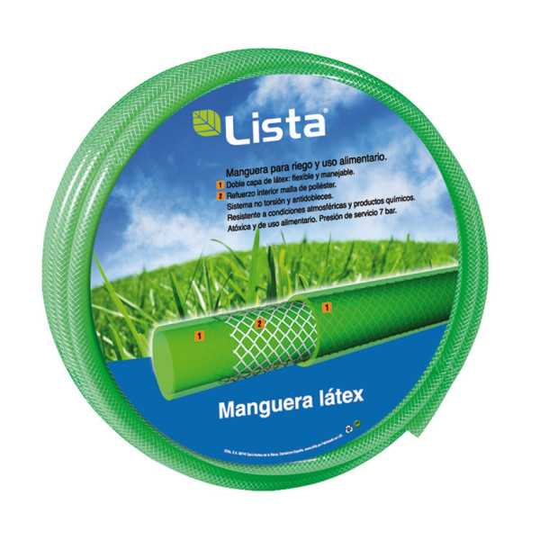 Manguera Mallalatex 19x26mm 50 m LISTA
