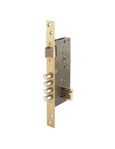 Cerradura 700B DS15 Descentrada Latón 70mm EZCURRA