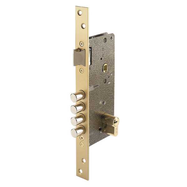Cerradura 700B DS15 Descentrada Latón 70mm EZCURRA