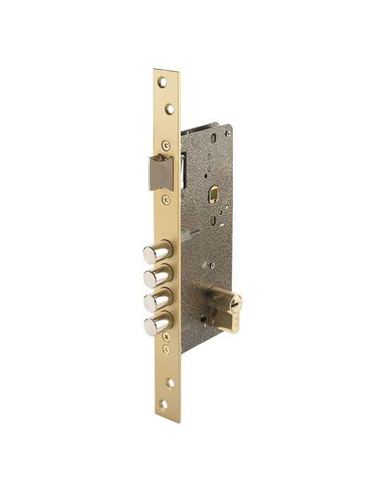 Cerradura 700B DS15 Descentrada Latón 70mm EZCURRA