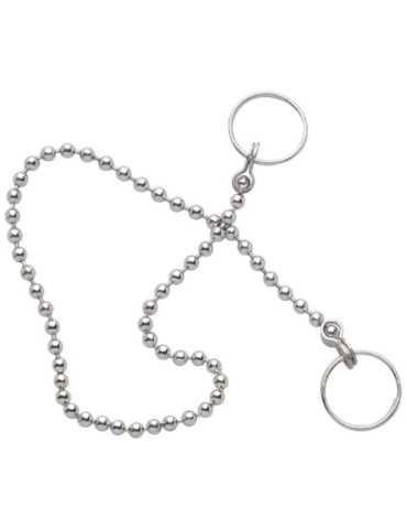 Cadena para Tapón de Lavabo Latón Cromado 3,2mm Bobina 50 m