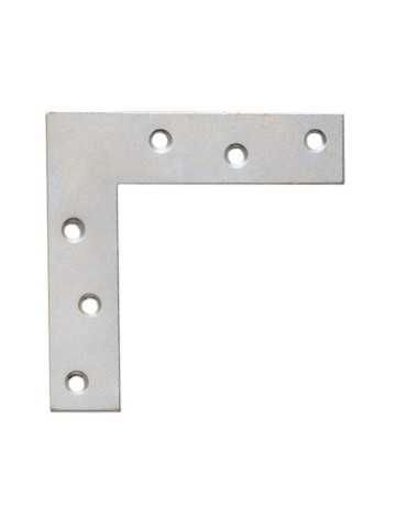 Escuadra Plana Cincada 80x80mm