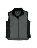 Chaleco con Forro Polar Gris/Negro Talla L DELTAPLUS