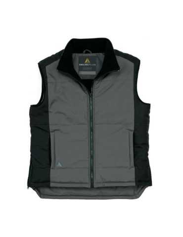 Chaleco con Forro Polar Gris/Negro Talla XL DELTAPLUS