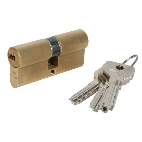 Cilindro de Seguridad 30x50mm Latón CISA