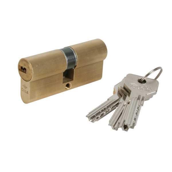 Cilindro de Seguridad 30x40 Leva 13,2mm Latón CISA