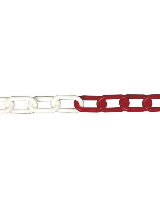 Cadena Polietileno Rojo/Blanco 8x49 25 m EHS
