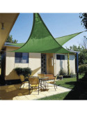 Toldo Vela 3,6x3,6x3,6 m Verde LISTA