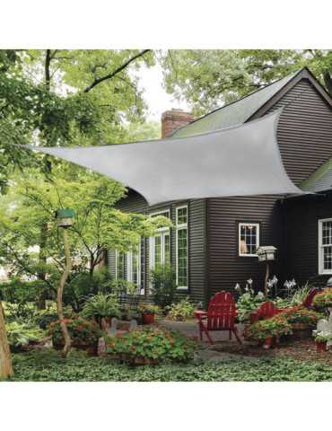 Toldo Vela 5,5x5,5 m Blanco LISTA