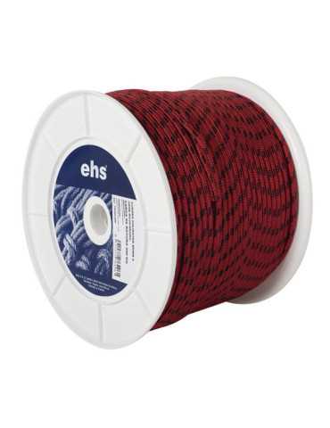 Cuerda Poliéster Ø10mm x 100 m Rojo/Negro EHS