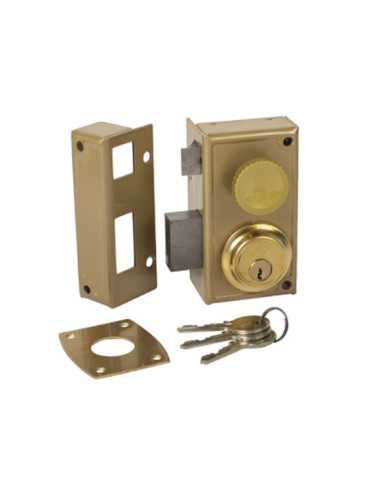 Cerradura de Sobreponer N 34 70mm Izquierda JIS