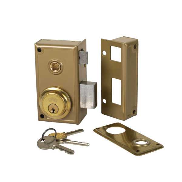 Cerradura de Sobreponer N 35 70mm Derecha JIS