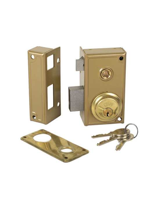 Cerradura de Sobreponer N 35 70mm Izquierda JIS