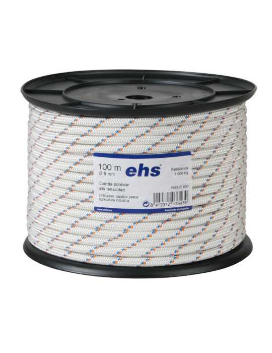 Cuerda Poliéster Alta Tenacidad 12mm 75 m EHS