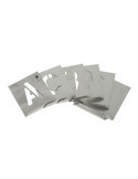 Abecedario Arial de Aluminio para Rotular 80mm