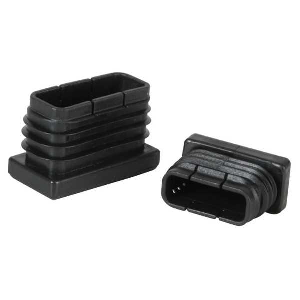 Contera Interior Rectangular con Estrías 40x80mm