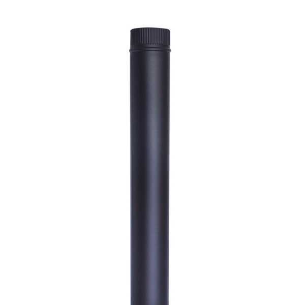Tubo Pintado Negro T600 1 m Ø150mm